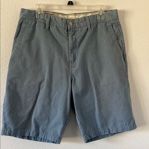 Volcom Men's Blue Striped Shorts